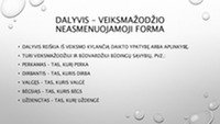 Dalyvis ir jo rūšys 2