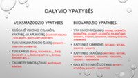 Dalyvis ir jo rūšys 3