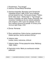 „Trys draugai“ knygos aprašymas 1