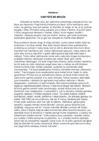 Vaikystė be meilės jausmo 1