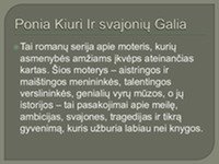 Knygos pristatymas „Ponia Kiuri Ir svajonių Galia“ 2