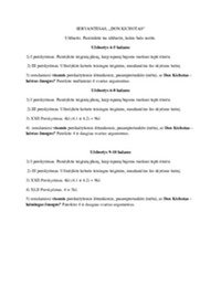 Servantesas „Don kichotas“ užduotis 1