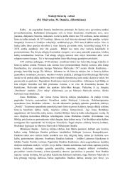 Senieji lietuvių raštai 1