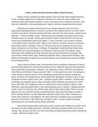 Į kokius svarbius gyvenimo klausimus padeda atsakyti literatūra? esė 1