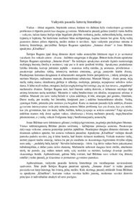 Vaikystės pasaulis lietuvių literatūroje rašinys 1