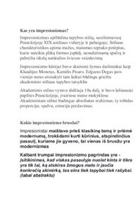 Impresionizmo bruožai I. Šeiniaus kūrinyje „Kuprelis“ 1