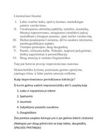Impresionizmo bruožai I. Šeiniaus kūrinyje „Kuprelis“ 2