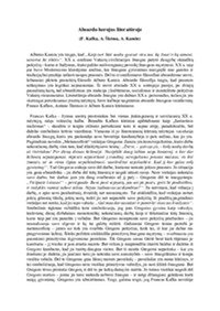 Absurdo herojai literatūroje 1