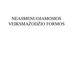 Neasmenuojamos veiksmažodžio formos pristatymas