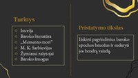 Baroko literatūra Žymiausi rašytojai 2