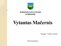 Rašytojas Vytautas Mačernis 1