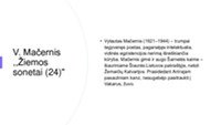 Vytauto Mačernio eilėraščio interpretacija „Žiemos sonetai“ 2