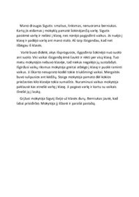Rašinėlis apie draugą 1