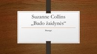 Skaitytos knygos pristatymas „Bado Žaidynės“ 1