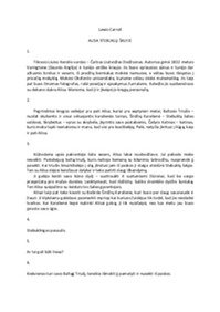Knygos aprašymas „Alisa stebuklų šalyje“ 1