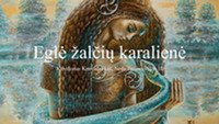 Liaudies pasaka „Eglė žalčių karalienė“ skaidrės 1