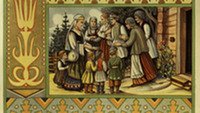 Liaudies pasaka „Eglė žalčių karalienė“ skaidrės 3