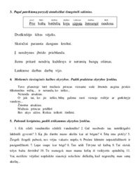 Sintaksės kontrolinis darbas 7 klasė 2