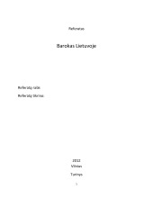 Barokas Lietuvoje 1