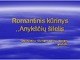 Baranauskas Anykščių šilelis skaidrės