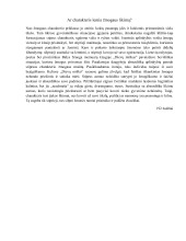 Ar charakteris lemia žmogaus likimą pastraipa 1