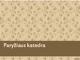 Paryžiaus katedra skaidrės