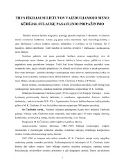 Vaizduojamojo meno kūrėjai lietuvių kalbėjimas 1