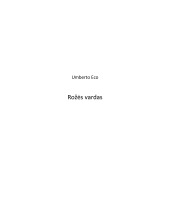Apie knygą Umberto eco Rožės vardas 1