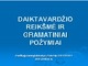 Daiktavardis skaidrės