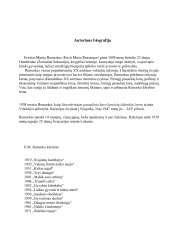 Draugystė referatas Pagal E.M. Remarko romaną „Trys draugai“ 2