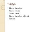 Riterių literatūra 2