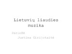 Lietuvių liaudies muzika 1