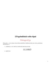 Kalbotyra rašto tipai 2