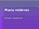 Knyga Musių valdovas skaidrės
