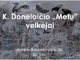 K. Donelaičio „Metų” veikėjai