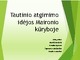 Tautinio atgimimo idėjos Maironio kūryboje