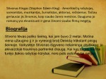 Stephen king rašytojas skaidrės 2