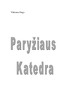 Victor Hugo Paryžiaus katedra