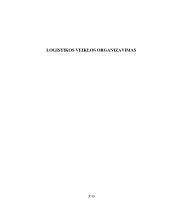 Logistikos organizavimas 1