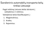 Keliai 3