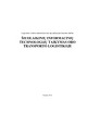 Šiuolaikinių informacinių technologijų taikymas oro transporto logistikoje