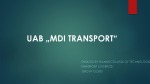 UAB „Mdi transport“ company 1