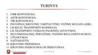 Tarptautinių krovinių pervežimų teisinis reguliavimas 2