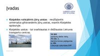 „Klaipėdos uostas“ Įmonės veikla 3