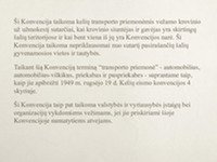 Tarptautinio krovinių vežimo keliais sutarties konvencija CMR 3