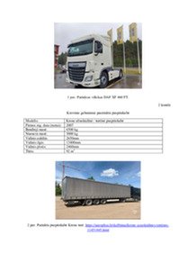 Kelių transporto priemonės parinkimas, krovinio maršruto planavimas, krovinio vežimo laiko skaičiavimas 2