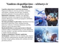 Ekspedijavimo vandens transporte pavyzdžių ir situacijų analizė 3