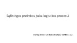 Sąžiningos prekybos įtaka logistikos procesui 1
