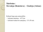 Transporto geografijos maršrutai 2