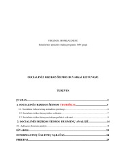 Socialinės rizikos šeimos ir vaikai Lietuvoje 1